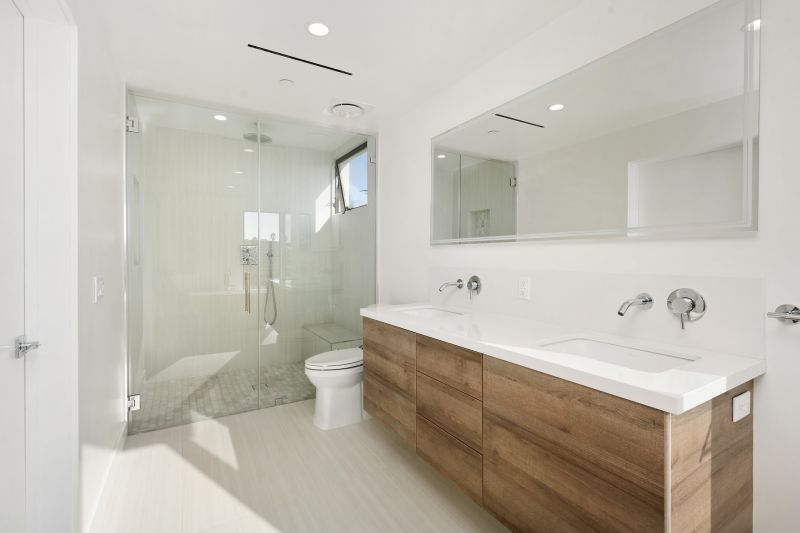 Bathroom with Built-In Storage