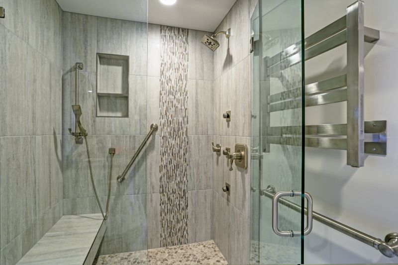 Tile Accent Wall in Shower